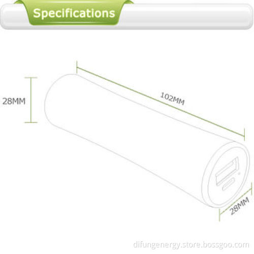 High-quality 2,600mAh Portable Mobile Charger